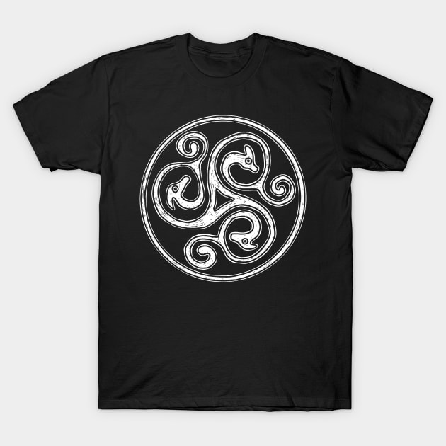 Celtic Dragon Design T-Shirt by LaForma